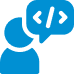 Person talking code
